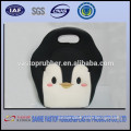 Customized Neoprene Fabric Lunch Bags With Zipper